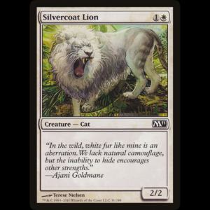 MTG Silvercoat Lion Magic 2011