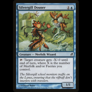 MTG Remojador Branquia Plateada (Silvergill Douser) Lorwyn