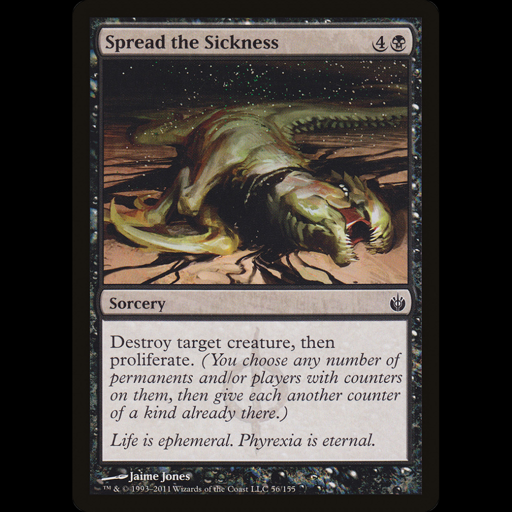 MTG Spread the Sickness Mirrodin Besieged - Madtoyz