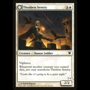 MTG Centinela de Thraben // Milicia de Thraben (Thraben Sentry // Thraben Militia) Innistrad