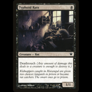 MTG Typhoid Rats Innistrad