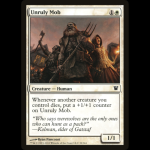 MTG Turba desordenada (Unruly Mob) Innistrad