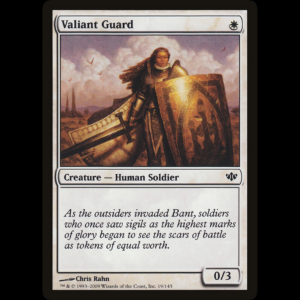 MTG Valiant Guard Conflux