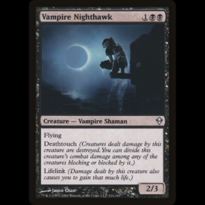 MTG Vampire Nighthawk Zendikar