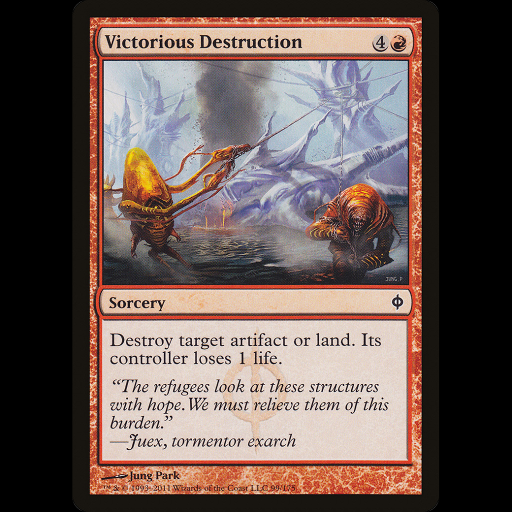 Mtg Victorious Destruction New Phyrexia Madtoyz