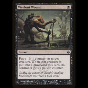 MTG Virulent Wound Mirrodin Besieged