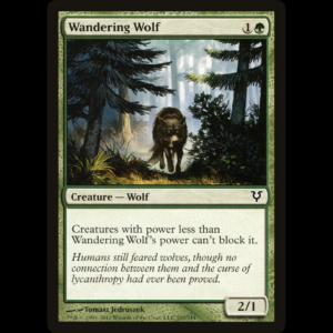 MTG Wandering Wolf Avacyn Restored avr#202