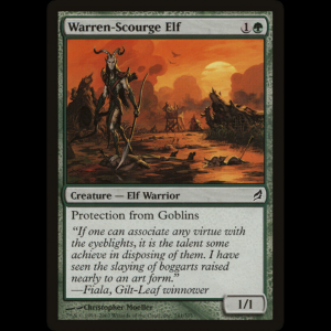 MTG Elfo azote de barracones (Warren-Scourge Elf) Lorwyn