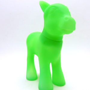My Little Pony Fakie Monsi Green Factory Remnant Unfinished MLP