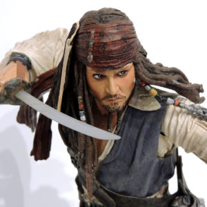 Piratas del Caribe Jack Sparrow Neca 18'' Con Sonido 42cm