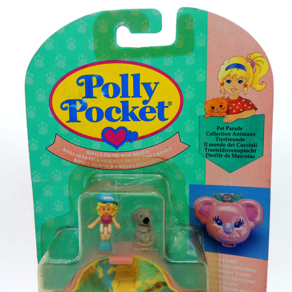 Vintage Polly Pocket Set koala Picnic Compact Polly Pocket