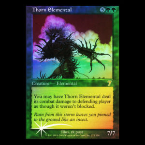 MTG Elemental de espinas (Thorn Elemental) Seventh Edition - FOIL