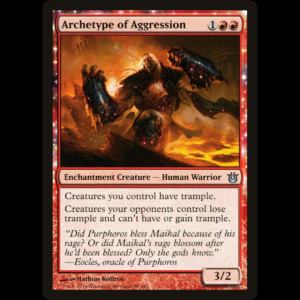 MTG Prototipo de agresión (Archetype of Aggression) Born of the Gods