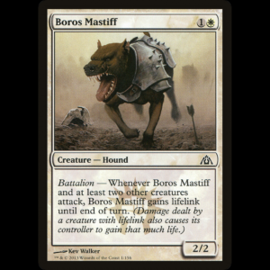 MTG Mastín boros (Boros Mastiff) Dragon's Maze