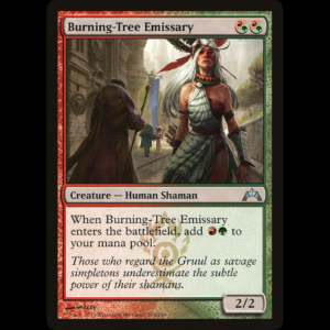 MTG Burning-Tree Emissary Gatecrash gtc#216