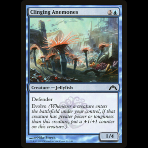 MTG Clinging Anemones Gatecrash gtc#31