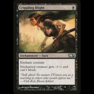 MTG Ruina agobiante (Crippling Blight) Magic 2013 m13#85