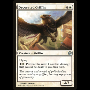 MTG Decorated Griffin Theros