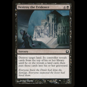 MTG Destroy the Evidence Return to Ravnica rtr#64