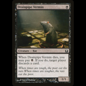 MTG Drainpipe Vermin Return to Ravnica rtr#66