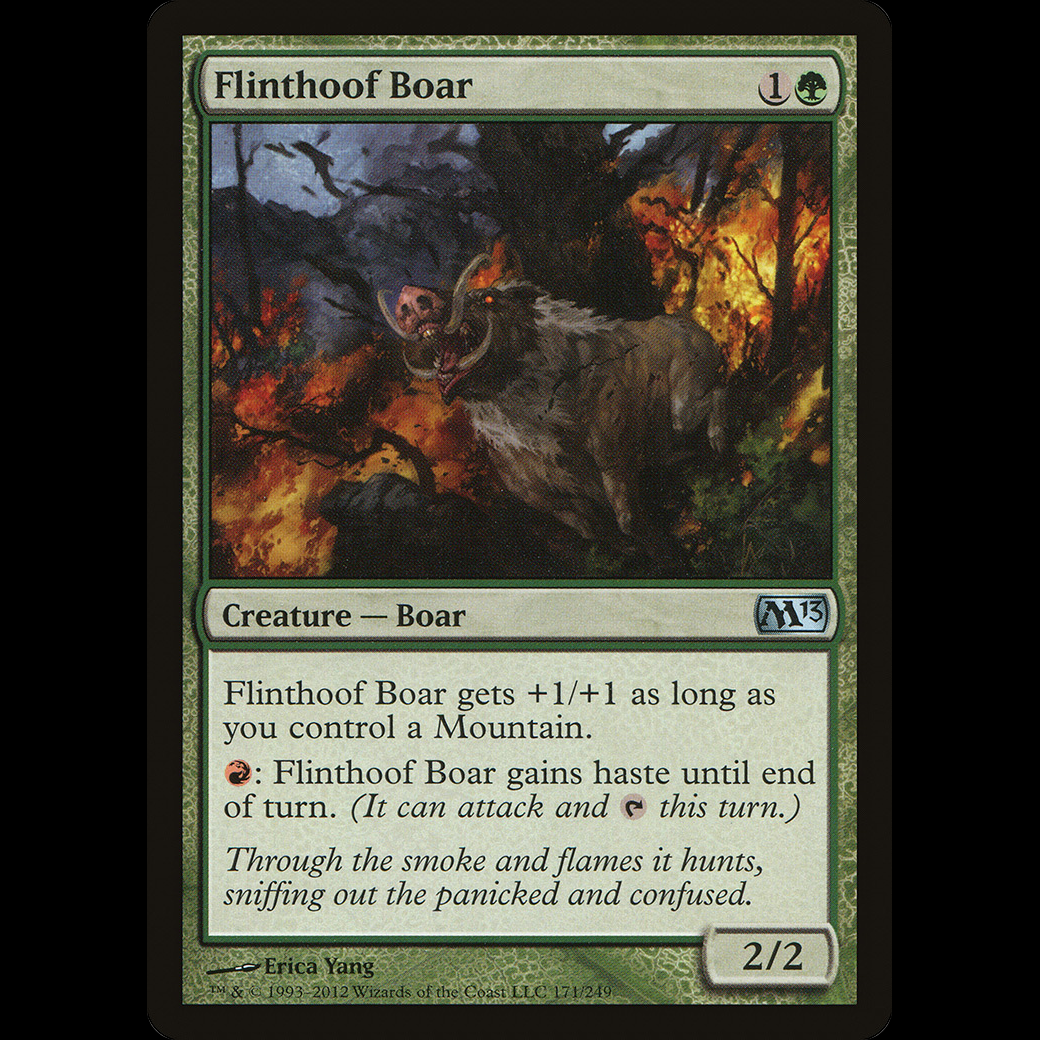 MTG Flinthoof Boar Magic 2013 - Madtoyz