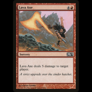 MTG Hacha de lava (Lava Axe) Magic 2014