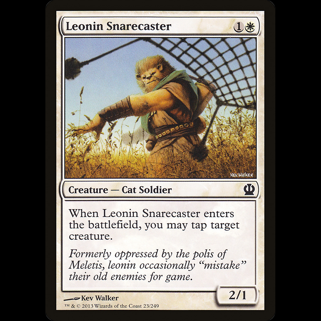 MTG Leonin Snarecaster Theros ths#23 - Madtoyz