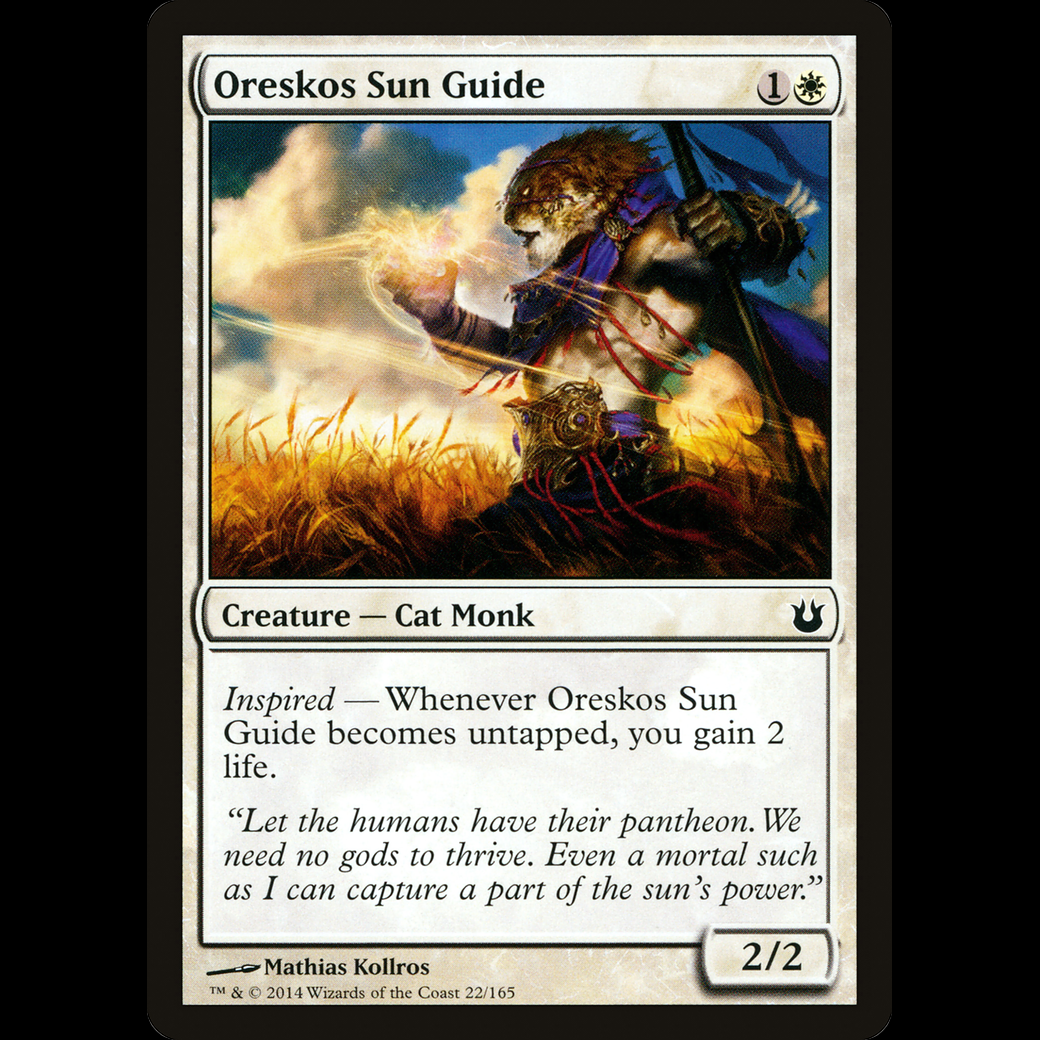 MTG Guía Solar De Oreskos (Oreskos Sun Guide) Born Of The Gods - Madtoyz