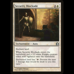 MTG Security Blockade Return to Ravnica rtr#20