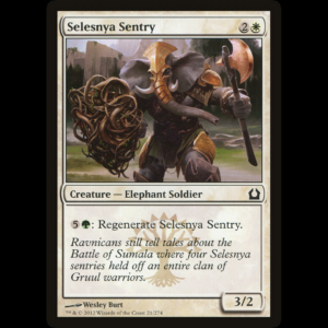 MTG Selesnya Sentry Return to Ravnica rtr#21