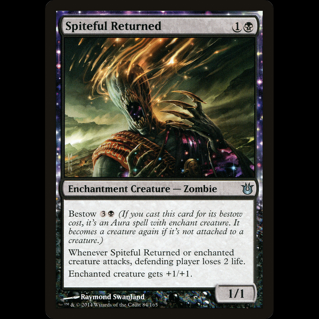 Mtg Resurgido Malévolo (spiteful Returned) Born Of The Gods - Madtoyz