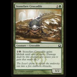 MTG Stonefare Crocodile Return to Ravnica rtr#136