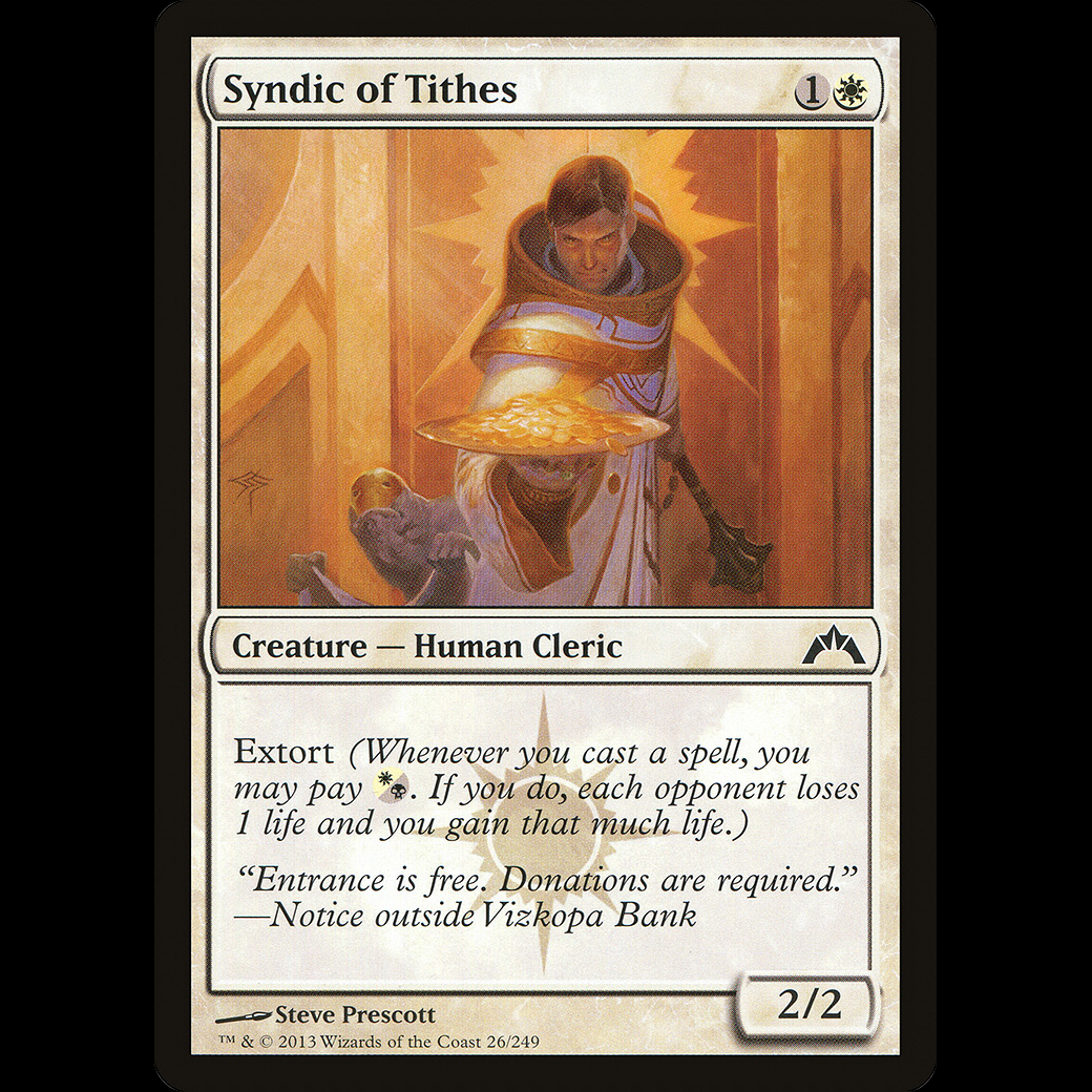 MTG Syndic of Tithes Gatecrash Madtoyz