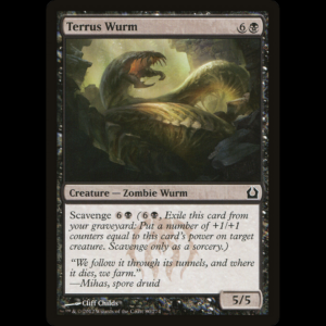 MTG Terrus Wurm Return to Ravnica