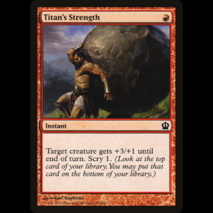 MTG Titan's Strength Theros