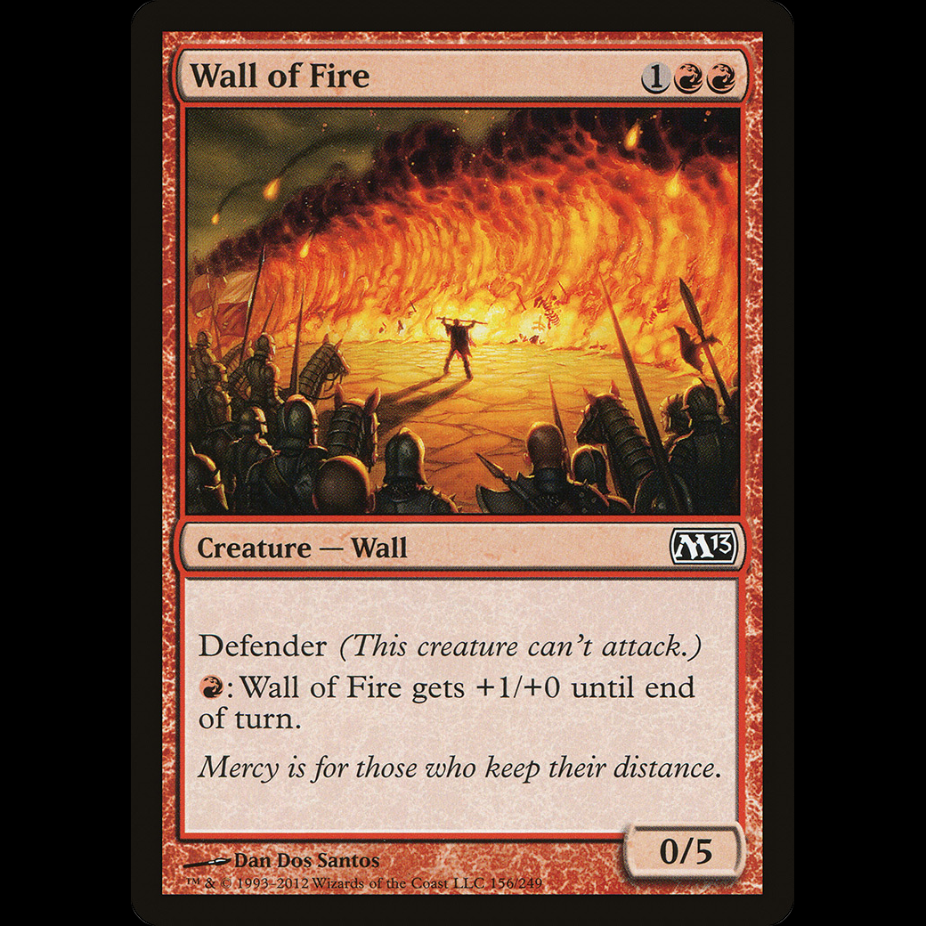 MTG Muro de fuego (Wall of Fire) Magic 2013 PL Madtoyz