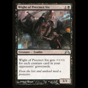 MTG Tumulario del distrito seis (Wight of Precinct Six) Gatecrash  gtc#84