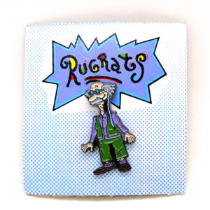 Rugrats Lou Pickles Abuelo Grandpa Pin Retro Bootleg