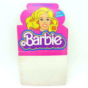 Cromy Barbie Carton del Juego de Naipes Cartas Original Vintage