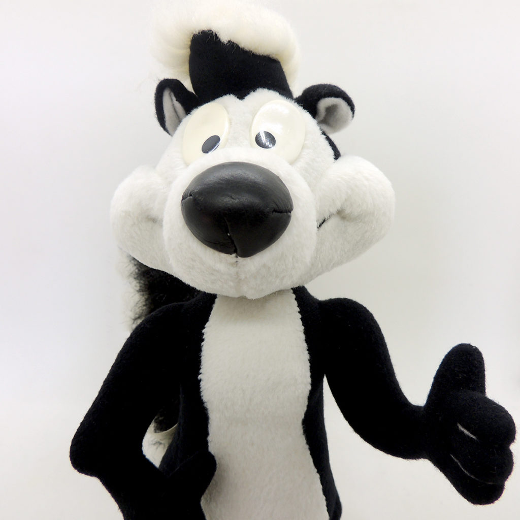 Looney Tunes Pepe Le Pew Peluche Plush Warner Bros 1994 - Madtoyz