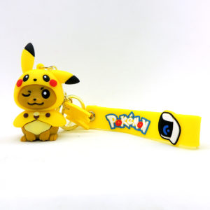 Pokemon Eevee Pikachu Keyring Llavero 6cm Bootleg Chibi