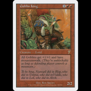 MTG Rey trasgo (Goblin King) Seventh Edition