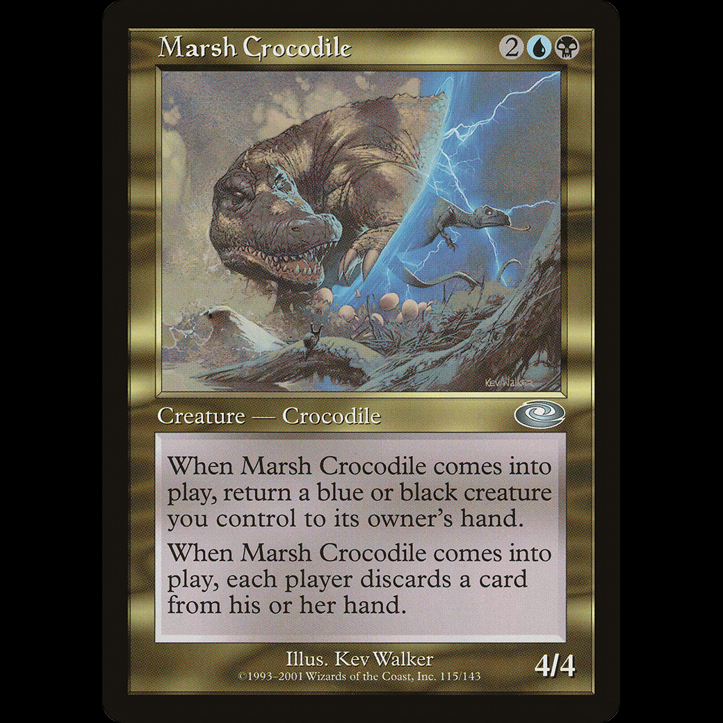 MTG Cocodrilo del cenagal (Marsh Crocodile) Planeshift - Madtoyz