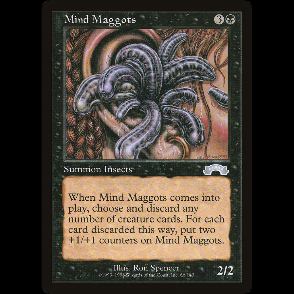 MTG Larvas mentales (Mind Maggots) Exodus PL Madtoyz