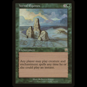 MTG Equinoccio vernal (Vernal Equinox) Mercadian Masques