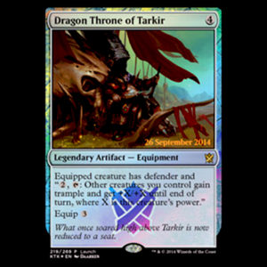 MTG Trono dragón de Tarkir (Dragon Throne of Tarkir) Khans of Tarkir - PROMO - FOIL
