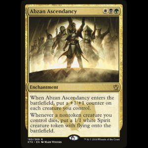 MTG Supremacía abzana (Abzan Ascendancy) Khans of Tarkir ktk#160