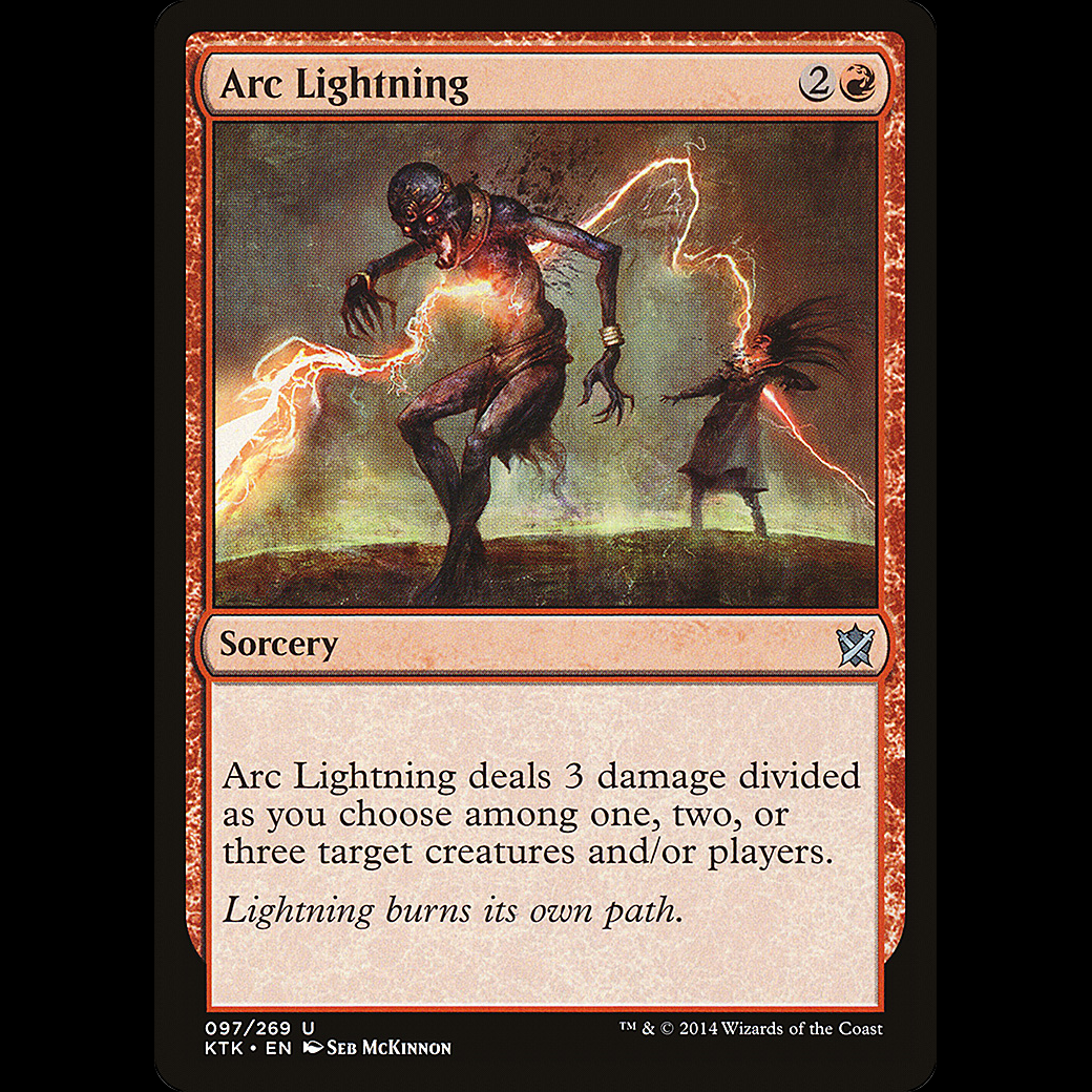 MTG Arc Lightning Khans of Tarkir - Madtoyz