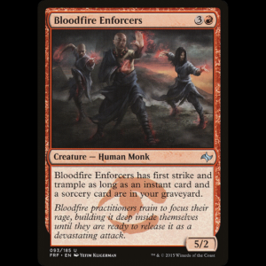 MTG Bloodfire Enforcers Fate Reforged