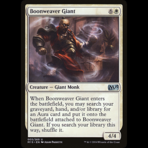 MTG Boonweaver Giant Magic 2015